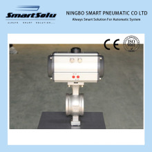 Pneumatic Screw End Ball Valve Pneumatic Actuator